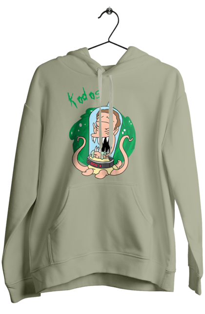 Women's hoodie with prints Rick and Morty. Adventures, black humor, cartoon, rick, rick and morty, sci-fi, tragicomedy. 2070702