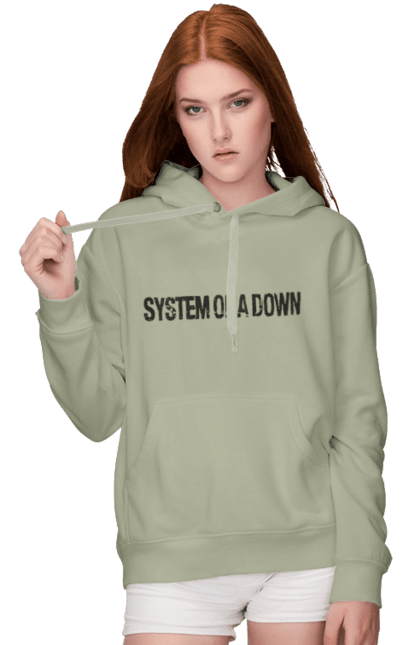 Женское худи с принтом System of a Down. Soad, альтернативный метал, группа, метал, музыка, ню-метал, прогрессивный метал, рок, хард-рок, хеви-метал. 2070702