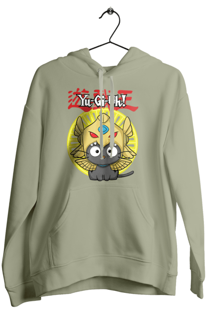 Women's hoodie with prints Yu Gi Oh! Chococat. Brand, character, chococat, hello kitty, yu gi oh, yugio. 2070702