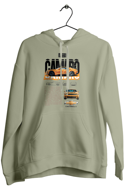 Women's hoodie with prints Chevrolet Camaro. Auto, automobile, camaro, car, chevrolet, chevrolet camaro. 2070702