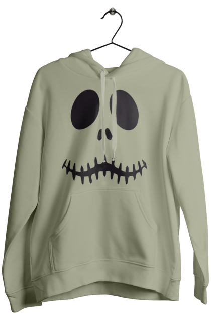 Women's hoodie with prints Halloween pumpkin face. Costume, halloween, holiday, october, october 31, pumpkin, scary, sweets, trick or treat. 2070702