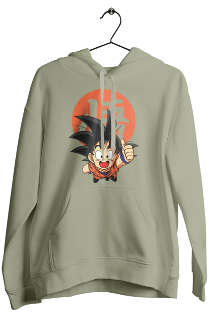 Жіноче худі з принтом "Перли дракона Сон Гоку". Dragon ball, manga, son goku, аніме, гоку, манга, перли дракона, сон гоку. 2070702