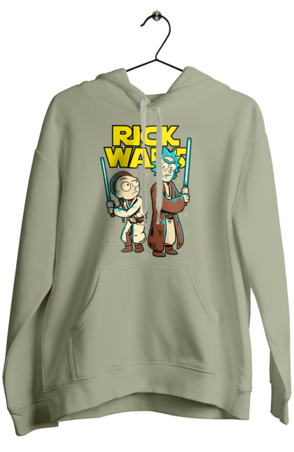 Жіноче худі з принтом "Рік та Морті". Rick and morty, star wars, зоряні війни, мультфільм, наукова фантастика, пригоди, рік, рік і морті, трагікомедія, чорний гумор. 2070702