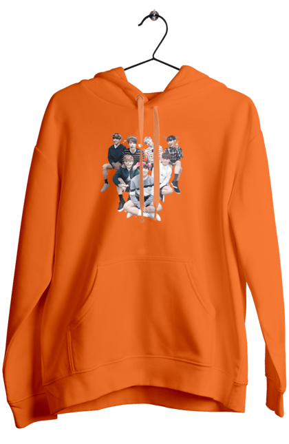 Жіноче худі з принтом "БТС". Bts, j-hope, jimin, jin, jungkook, k-pop, suga, к поп, корея. CustomPrint.market