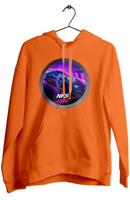 Жіноче худі з принтом "Need for speed Heat". Heat, need, need for speed, nfs, speed, unbound, нид, нфс, спид, фор. futbolka.stylus.ua