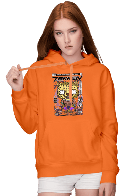Жіноче худі з принтом "Tekken King Caped". Capcom, nintendo, tekken, боротися, вуличний боєць, японія. Funkotee