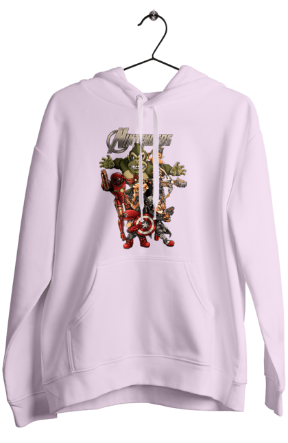 Women`s hoodie with prints Nintendo heroes. Animal crossing, donkey kong, game characters, kirby, legend of zelda, luigi, mario, nintendo, pokemon, princess stove. 2070702