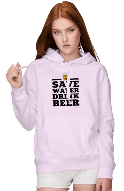 Save water, drink beer (black)