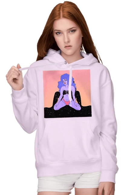 Purple Girl In Panties