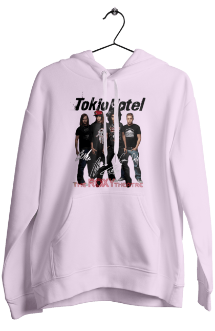 Women's hoodie with prints Tokio Hotel. Alternative rock, electronic rock, group, music, pop, pop rock, power pop, rock, tokio hotel. 2070702