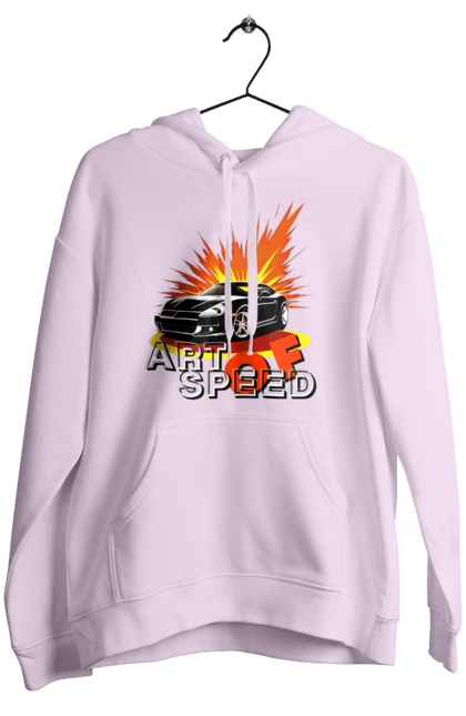 Жіноче худі з принтом "Швидкість". Авто, автомобіль, гонка, швидкість. 2070702