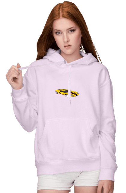 Women`s hoodie with prints Auto. Auto, house, race, speed, sports car. 2070702