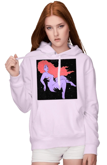 Фіолетова Дівчина В Чорній Дирі