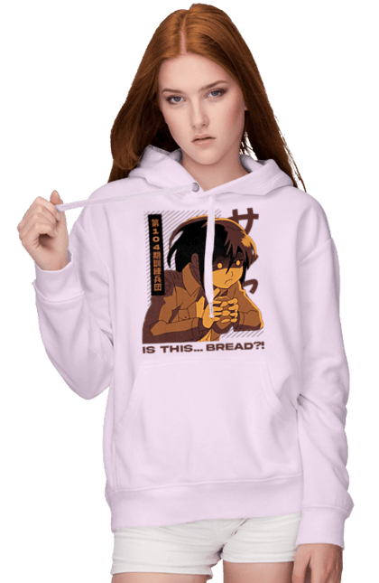 Women's hoodie with prints Attack on Titan Sasha. Anime, attack on titan, manga, sasha, sasha blouse, shingeki no kyojin, survey corps. 2070702