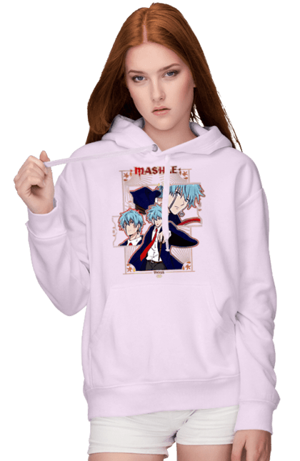 Women's hoodie with prints Magic and Muscles Lance Crown. Adventure, anime, comedy, lance crown, magic and muscles, manga, mashle. 2070702