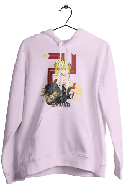 Women's hoodie with prints Tokyo Avengers Takemichi. Action movie, anime, fantasy, game, manga, takemichi, thriller, tokyo avengers, tokyo revengers, tv series. 2070702