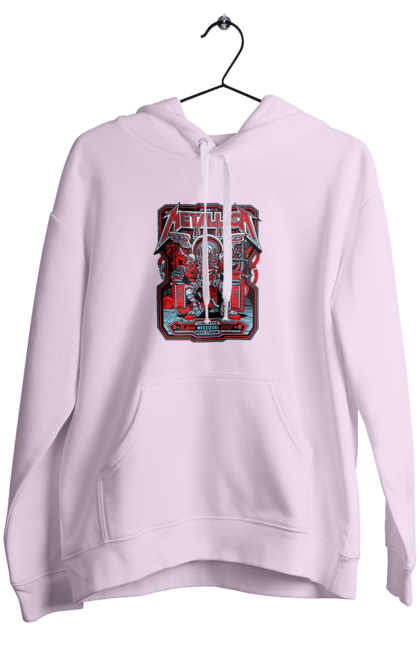 Women's hoodie with prints Metallica. Hard rock, heavy metal, metallica, music, rock band, speed metal, thrash metal. 2070702