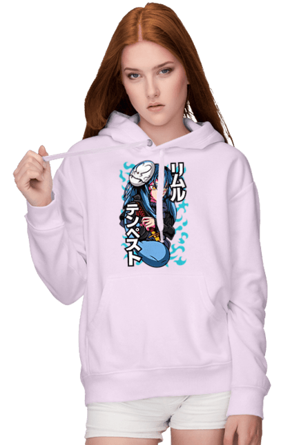 Women's hoodie with prints Regarding Reincarnated to Slime Rimuru Tempest. Anime, manga, reincarnated to slim, reincarnated to slime, rimuru, rimuru tempest, short story, slime. 2070702