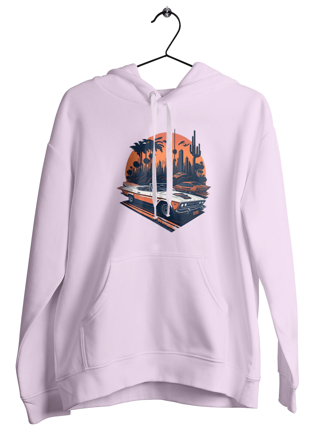 Красивая машина на закате