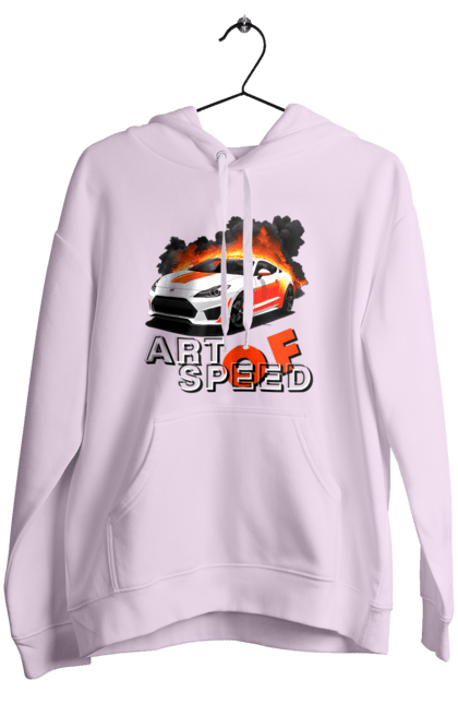 Women`s hoodie with prints Speed. Auto, automobile, car, race, speed. 2070702