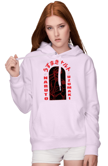 Women's hoodie with prints Naruto. Anime, character, manga, naruto, ninja, tv series. 2070702