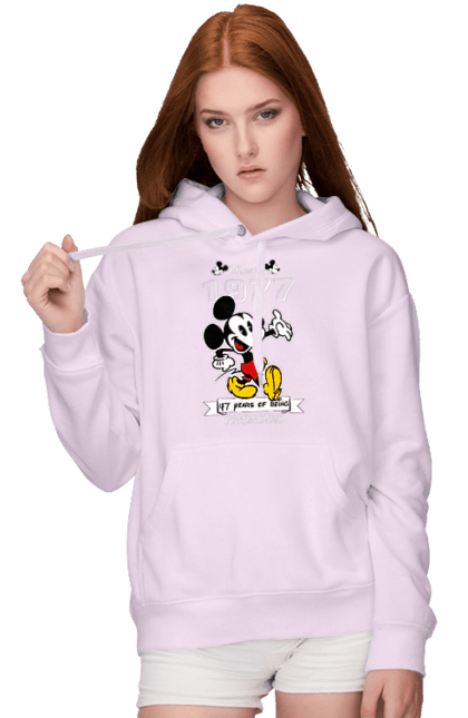 Жіноче худі з принтом "Міккі Маус". Mickey mouse, дісней, міккі, міккі маус, мультфільм. 2070702