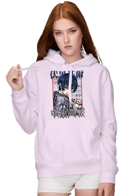 Women's hoodie with prints Jujutsu Kaisen Toji. Anime, dark fantasy, jujutsu kaisen, magic battle, manga, mystic, toji, toji fushiguro. 2070702