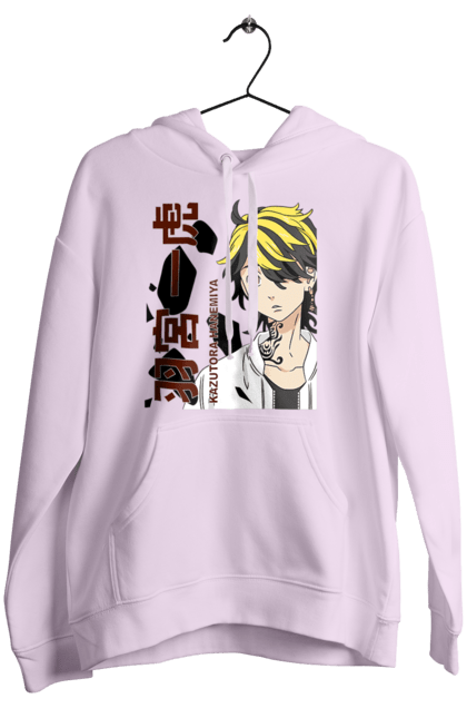 Women's hoodie with prints Tokyo Revengers Kazutora. Anime, kazutora, manga, movie, serial, tokyo revengers. 2070702