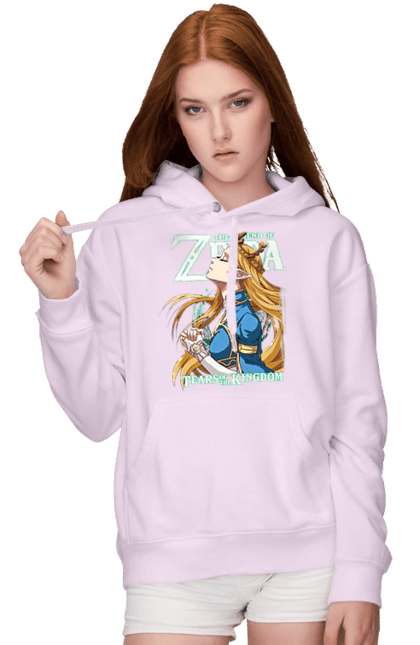 Women's hoodie with prints The Legend of Zelda Princess Zelda. Legend of zelda, nintendo, princess, princess zelda, zelda. 2070702