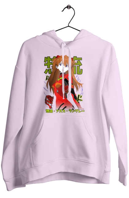 Women's hoodie with prints Evangelion Asuka. Anime, asuka, asuka langley sorry, eva 02, evangelion, eve, kaoru, manga, ray, shinji. 2070702