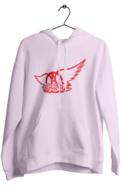 Women's hoodie with prints Aerosmith. Aerosmith, blues rock, glam rock, group, hard rock, music, rock, rock`n`roll. 2070702