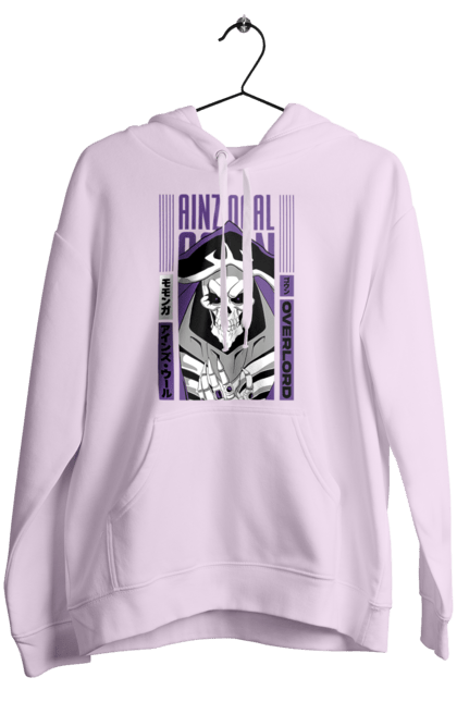 Women's hoodie with prints Overlord Momonga. Anime, lord, momonga, overlord, tv series. 2070702