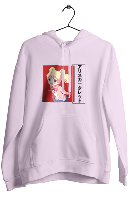 Women's hoodie with prints Kiniro Mosaic Alice Cartelet. Alice, alice cartelet, anime, gold mosaic, kiniro mosaic, kinmoza, manga. 2070702