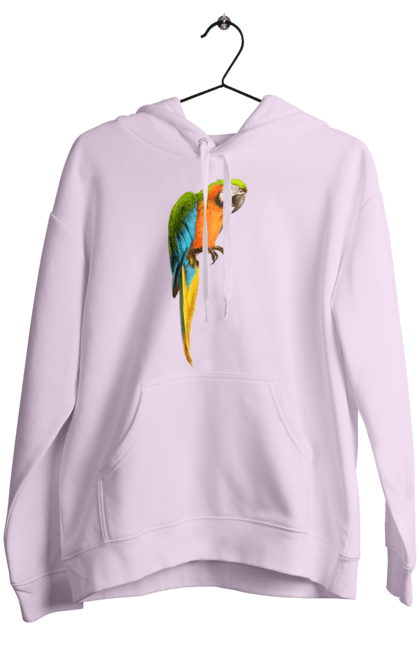Women`s hoodie with prints Just A Parrot. Birdie, parrot. 2070702