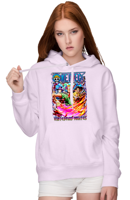 Women's hoodie with prints One Piece Edward Newgate. Anime, edward newgate, manga, one piece, straw hat pirates, whitebeard. 2070702