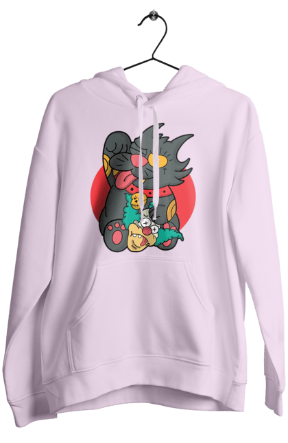 Women`s hoodie with prints The Simpsons Krusty the Clown. Clown, krusty, krusty the clown, simpsons. 2070702