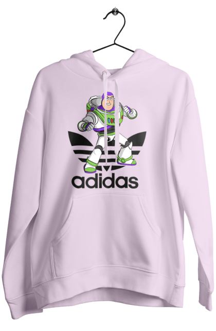 Жіноче худі з принтом "Adidas Базз Лайтер". Adidas, buzz lightyear, toy story, адідас, базз лайтер, історія іграшок, мультфільм. 2070702