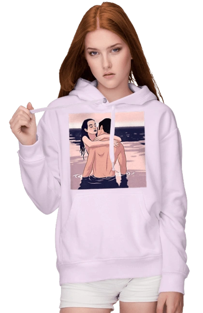 Парочка Обнімається В Річці