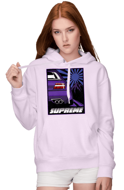 Women's hoodie with prints Car JDM. Automobile, car, japan, jdm, supreme. 2070702