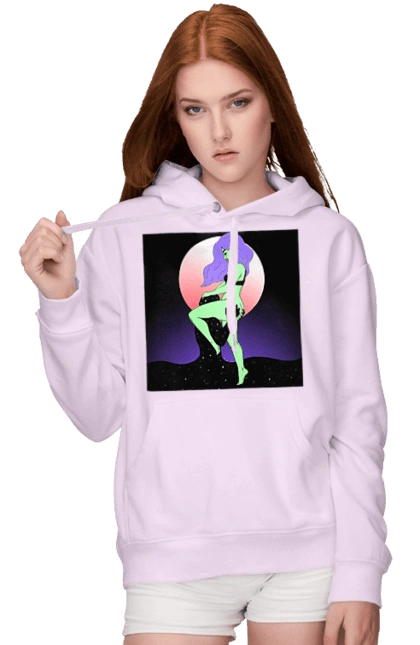 Green Girl And The Moon