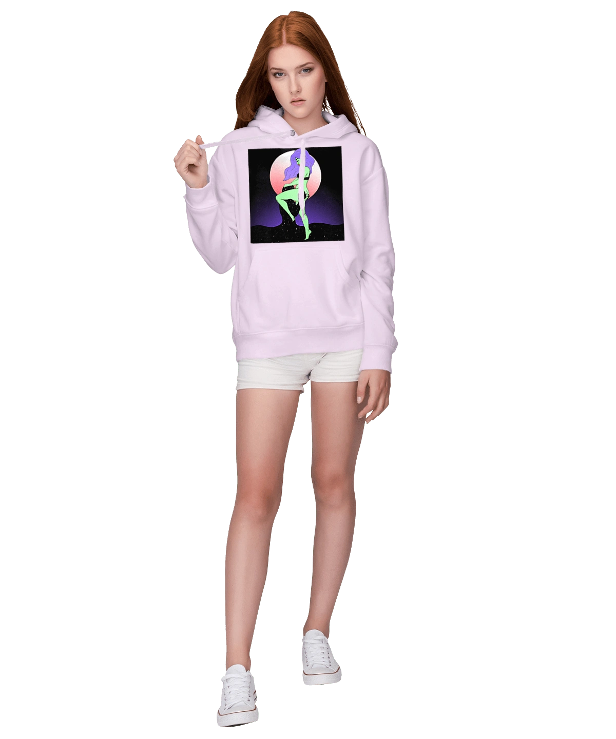 Green Girl And The Moon