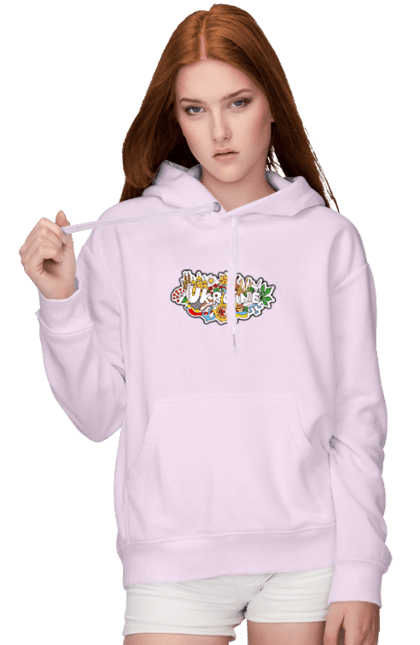 Жіноче худі з принтом "Україна". Народи, символіка, україна. 2070702