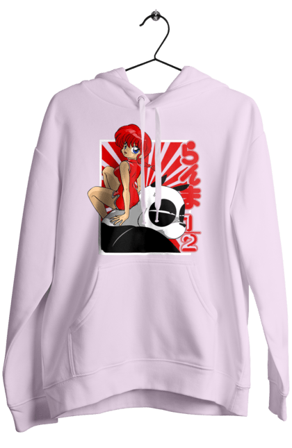 Women's hoodie with prints Ranma 1/2. Action movie, anime, comedy, manga, mystic, ranma, romance, shampoo. 2070702