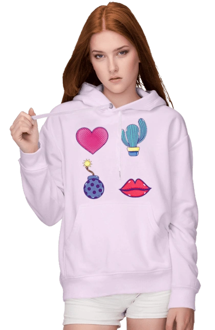 Heart, Cactus, Bomb, Lips