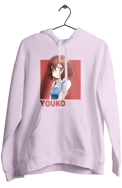 Women's hoodie with prints Kiniro Mosaic Yoko Inokuma. Anime, gold mosaic, kiniro mosaic, kinmoza, manga, yoko, yoko inokuma. 2070702