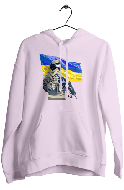 Women`s hoodie with prints Armed Forces | Flag 2070702