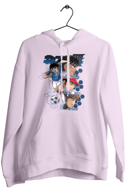 Women's hoodie with prints Captain Tsubasa. Anime, captain tsubasa, jump, manga, tsubasa oozora. 2070702