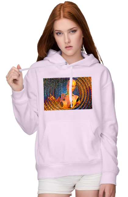 Women`s hoodie with prints Artificial intelligence. Artificial intelligence, artificial intelligence, brain, chip, code, comp, crystal, cyber, cybernetics, cyborg, developer, engineer, female, geek, hacker, intelligence, it, it specialist, knowledge, machine learning, mind, portrait, profession, professional, programmer. 2070702