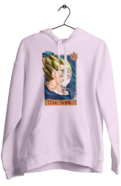 Жіноче худі з принтом "Перли дракона Вегета". Anime, dragon ball, goku, majin vegeta, manga, vegeta, аніме, вегета, манга, перли дракона. 2070702