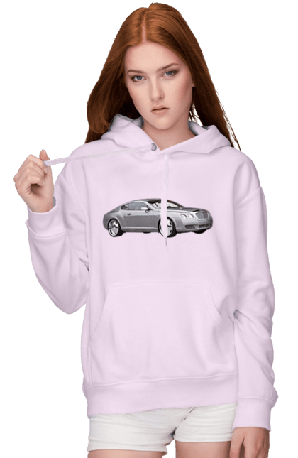 Жіноче худі з принтом "Авто". Авто, автомобиль, дорогий автомобіль, сірий автомобіль, стильний автомобіль. 2070702